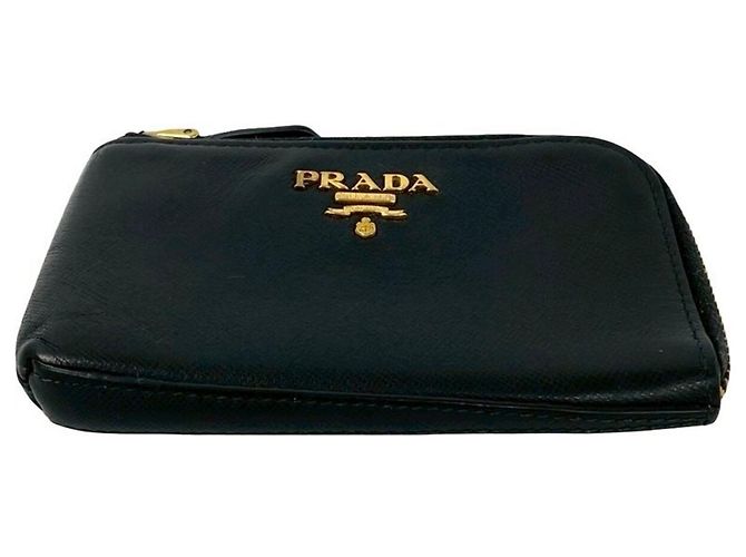 Monedero de cuero negro Prada - Ansicht 6