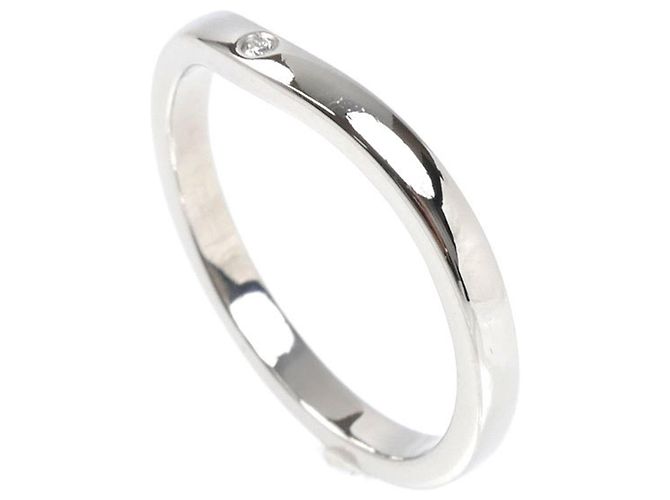 Cartier Platin Ballerina Curve Ehering - Ansicht 2