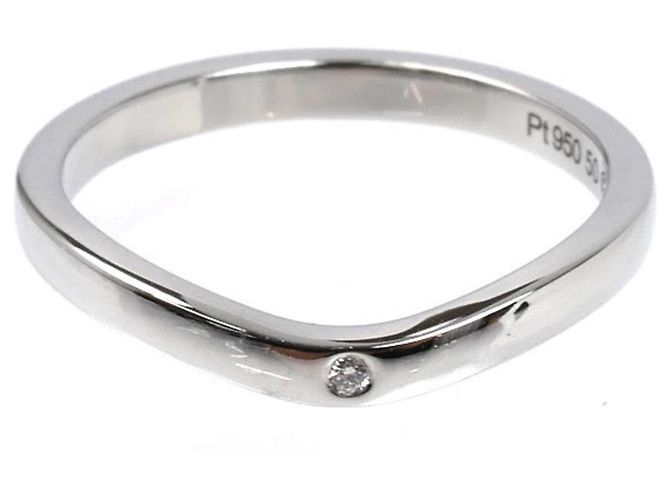 Cartier Platin Ballerina Curve Ehering - Ansicht 3