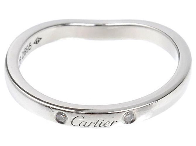 Cartier Platin Ballerina Curve Ehering - Ansicht 4