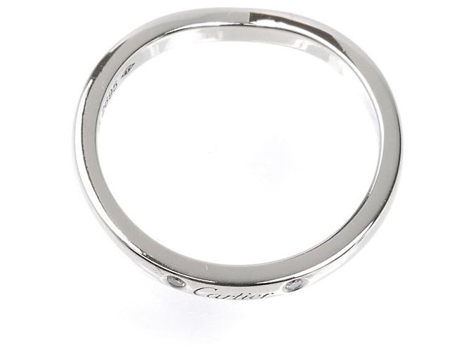 Cartier Platin Ballerina Curve Ehering - Ansicht 5