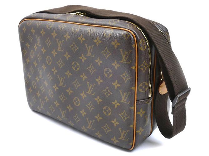 Borsa a Spalla Reporter GM Louis Vuitton Marrone - vista 2