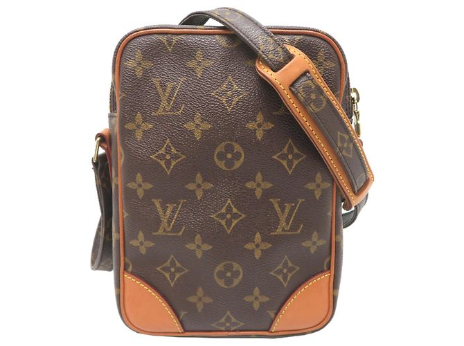 Borsa a Spalla Donna Louis Vuitton Amazon Marrone - vista 2