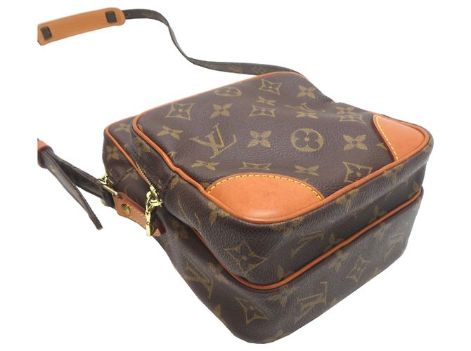 Borsa a Spalla Donna Louis Vuitton Amazon Marrone - vista 3