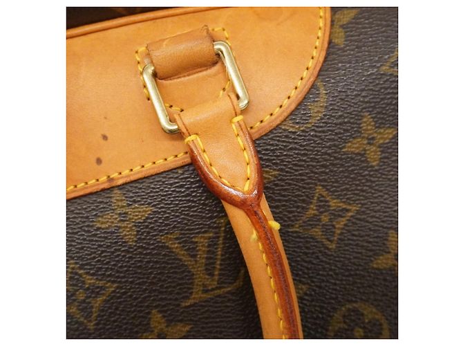 Borsa Deauville Monogram Louis Vuitton Marrone - vista 13