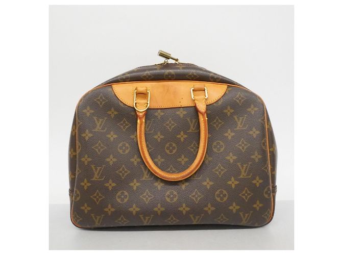 Borsa Deauville Monogram Louis Vuitton Marrone - vista 15