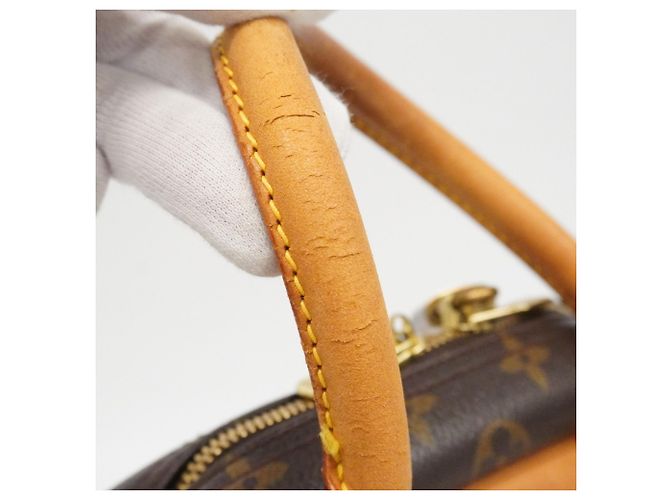 Borsa Deauville Monogram Louis Vuitton Marrone - vista 8