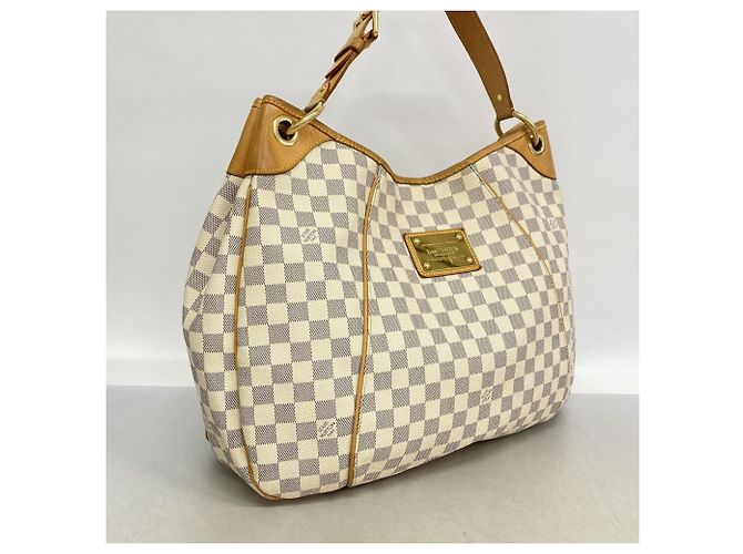 Borsa a Spalla Galliera GM Damier Azur di Louis Vuitton Bianco - vista 2