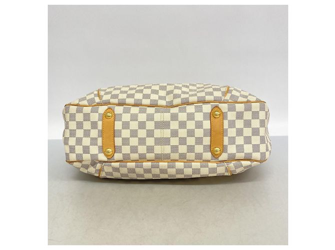 Borsa a Spalla Galliera GM Damier Azur di Louis Vuitton Bianco - vista 3