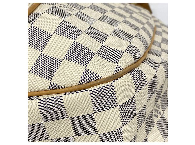 Borsa a Spalla Galliera GM Damier Azur di Louis Vuitton Bianco - vista 6