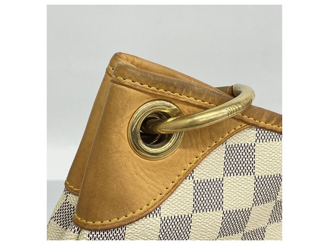 Borsa a Spalla Galliera GM Damier Azur di Louis Vuitton Bianco - vista 8