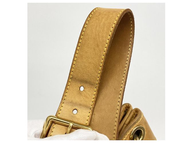 Borsa a Spalla Galliera GM Damier Azur di Louis Vuitton Bianco - vista 9