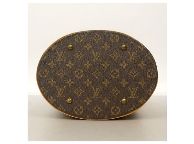 Borsa Tote Bucket GM Monogram Louis Vuitton Marrone - vista 3