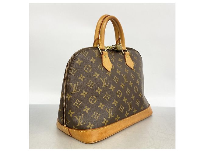 Borsa Alma Monogram Louis Vuitton Marrone - vista 2