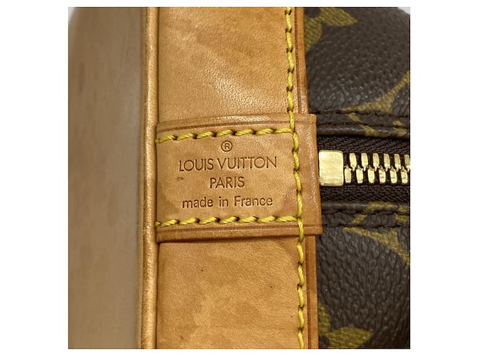 Borsa Alma Monogram Louis Vuitton Marrone - vista 5