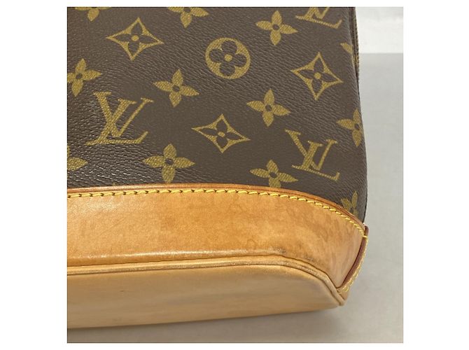 Borsa Alma Monogram Louis Vuitton Marrone - vista 6