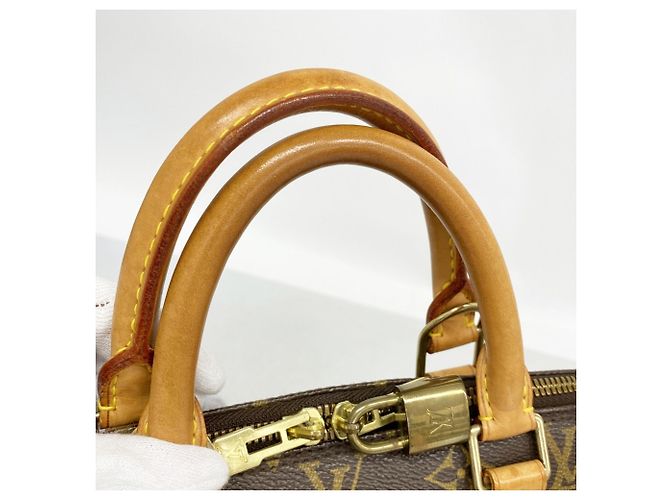 Borsa Alma Monogram Louis Vuitton Marrone - vista 7