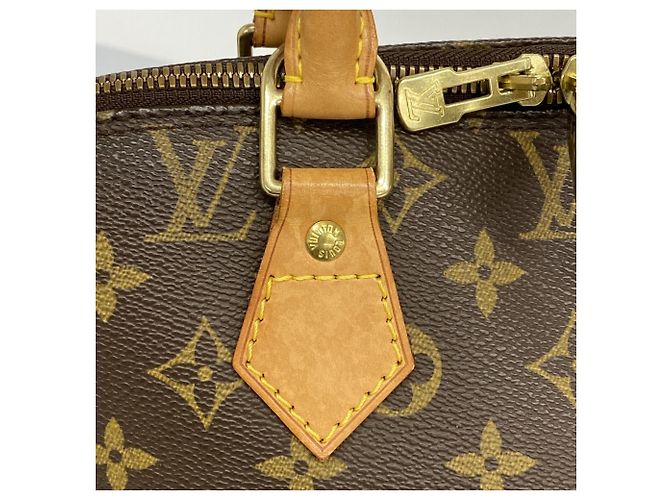Borsa Alma Monogram Louis Vuitton Marrone - vista 9