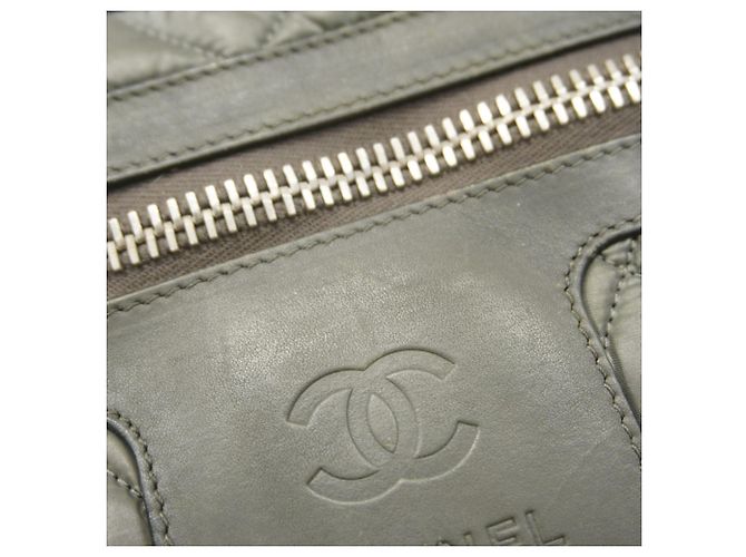 Borsa tote in nylon Coco Cocoon di Chanel Verde oliva - vista 10