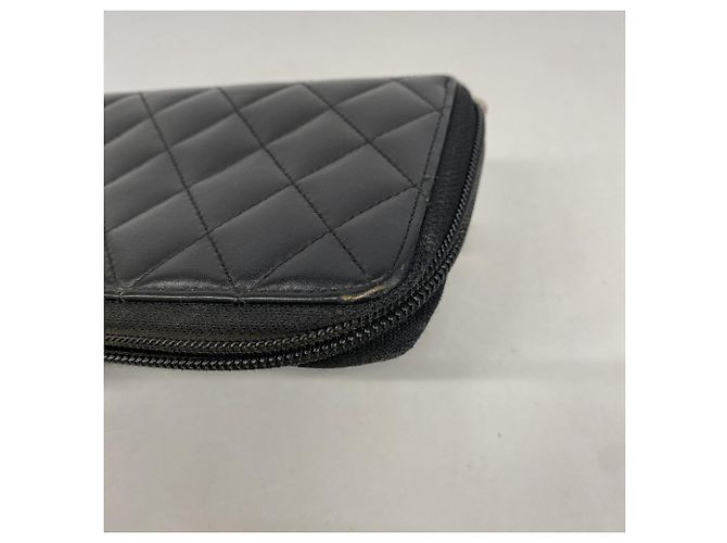 Chanel Cambon Langbörse aus Lammleder Schwarz - Ansicht 5