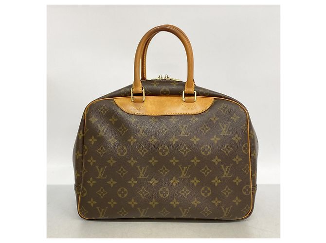 Borsa Deauville Monogram Louis Vuitton Marrone - vista 12
