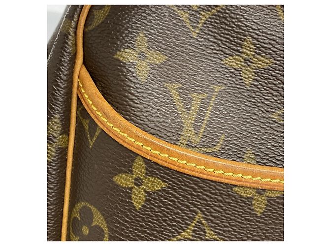Borsa Deauville Monogram Louis Vuitton Marrone - vista 6
