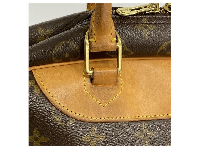 Borsa Deauville Monogram Louis Vuitton Marrone - vista 9