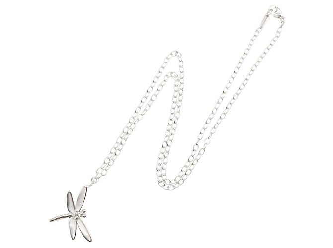 Collana Libellula in Diamanti Tiffany & Co. Argento - vista 2