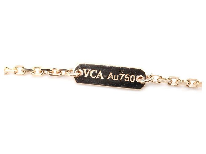 Collana Vintage Alhambra 1PD di Van Cleef & Arpels Rosa D'oro - vista 3