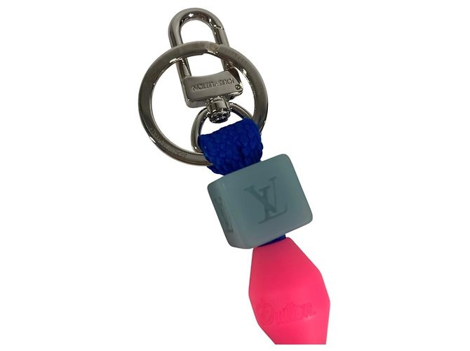 Accessorio portachiavi Louis Vuitton Dice LV Play Rosa Blu - vista 2