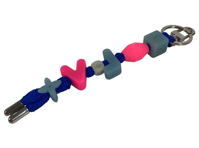 Accessorio portachiavi Louis Vuitton Dice LV Play Rosa Blu - vista 6