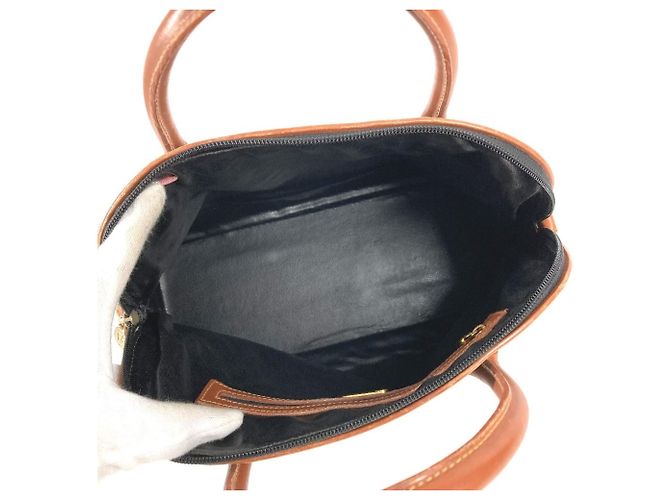 Pequin Fendi Vintage Pecan Logo Handtasche Braun Khaki - Ansicht 13