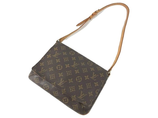 Borsa a Spalla Musette Tango Monogramma Louis Vuitton Marrone - vista 10