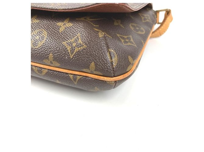 Borsa a Spalla Musette Tango Monogramma Louis Vuitton Marrone - vista 6