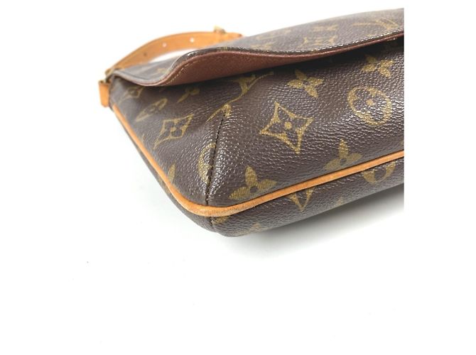 Borsa a Spalla Musette Tango Monogramma Louis Vuitton Marrone - vista 7