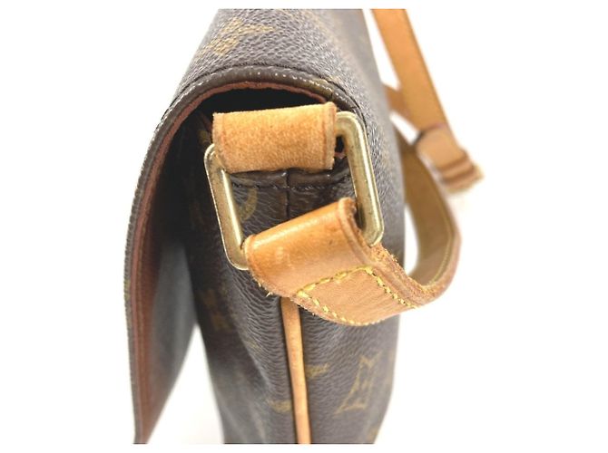 Borsa a Spalla Musette Tango Monogramma Louis Vuitton Marrone - vista 8