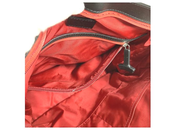 Borsa Solano Challenge Damier Louis Vuitton Cup Nero Rosso - vista 11