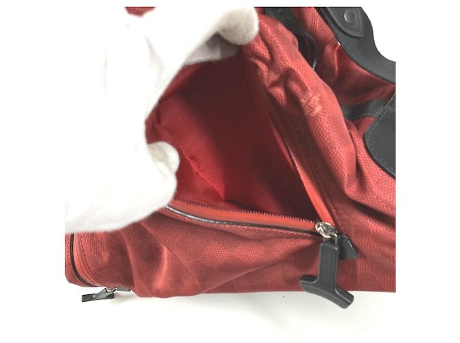 Borsa Solano Challenge Damier Louis Vuitton Cup Nero Rosso - vista 13