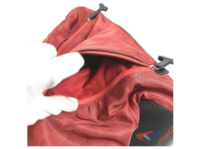 Borsa Solano Challenge Damier Louis Vuitton Cup Nero Rosso - vista 14