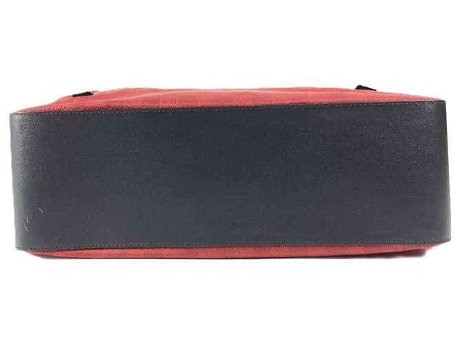 Borsa Solano Challenge Damier Louis Vuitton Cup Nero Rosso - vista 5