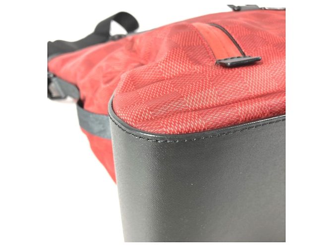Borsa Solano Challenge Damier Louis Vuitton Cup Nero Rosso - vista 7