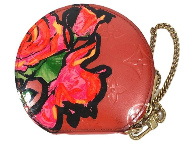 Monedero Monogram Vernis Louis Vuitton en Naranja Atardecer - vista 2