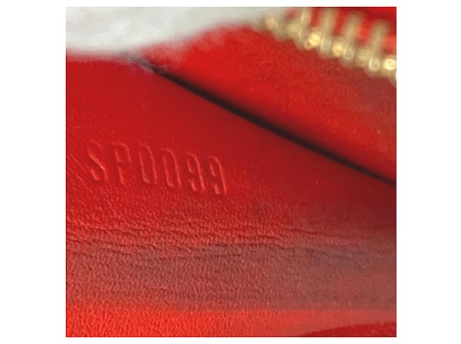 Monedero Monogram Vernis Louis Vuitton en Naranja Atardecer - vista 4