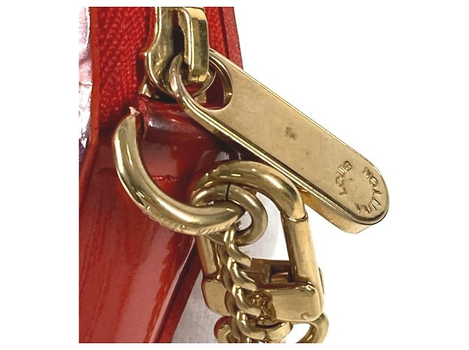 Monedero Monogram Vernis Louis Vuitton en Naranja Atardecer - vista 6