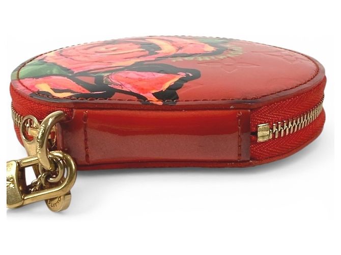 Monedero Monogram Vernis Louis Vuitton en Naranja Atardecer - vista 9