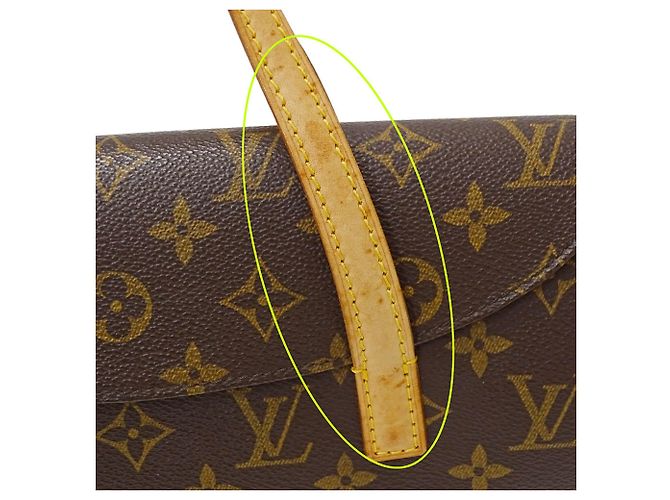 Borsa a mano in tela Monogram per donna Louis Vuitton Marrone Monogramma - vista 9