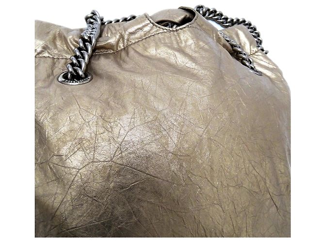 Borsa a Spalla in Pelle Metallica Balenciaga Metallico - vista 11