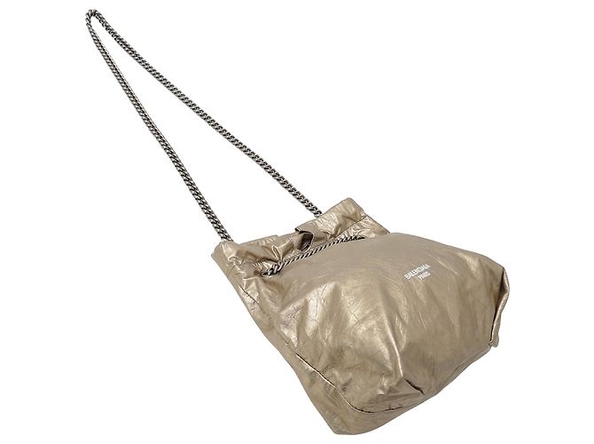 Borsa a Spalla in Pelle Metallica Balenciaga Metallico - vista 4