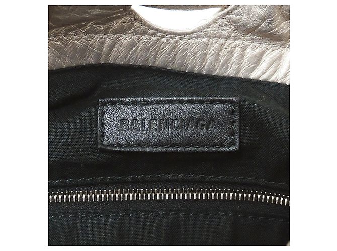 Borsa a Spalla in Pelle Metallica Balenciaga Metallico - vista 6