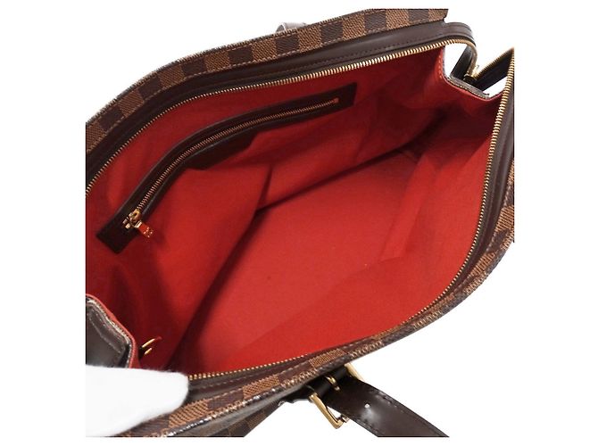 Chelsea Borsa a mano in tela Damier marrone per donna Louis Vuitton - vista 5